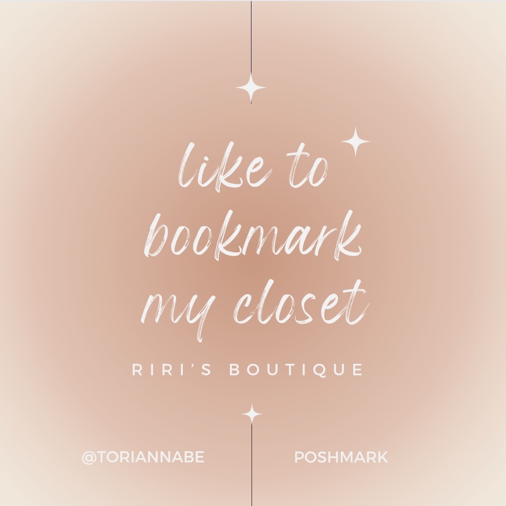 thanks for visiting 🤍 like this listing to bookmark my closet!